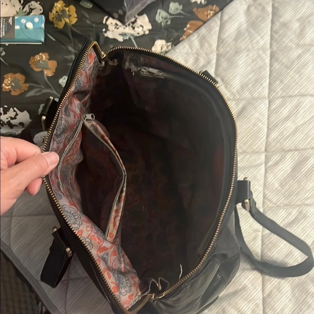 HOBO Black Leather Bag